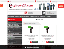 Tablet Screenshot of cyfrowe24.com